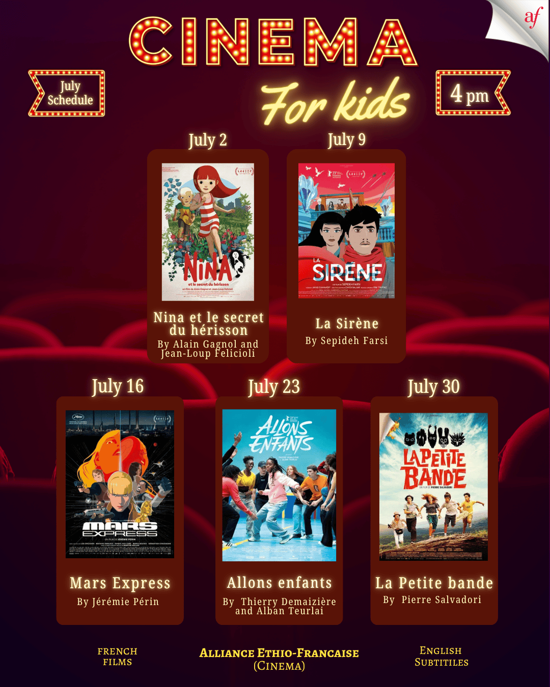 Kids Cinema Wednesday