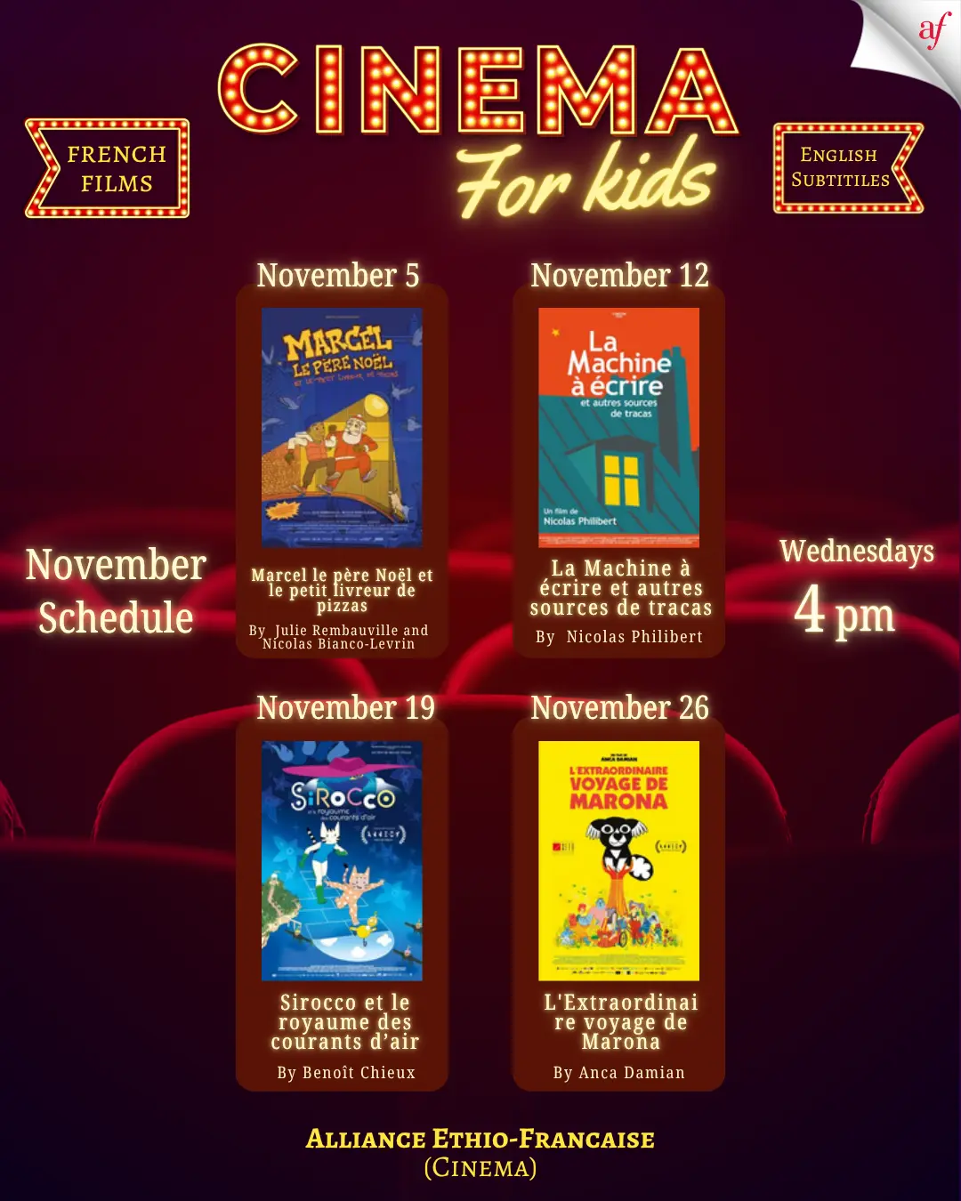 Kids Cinema November 