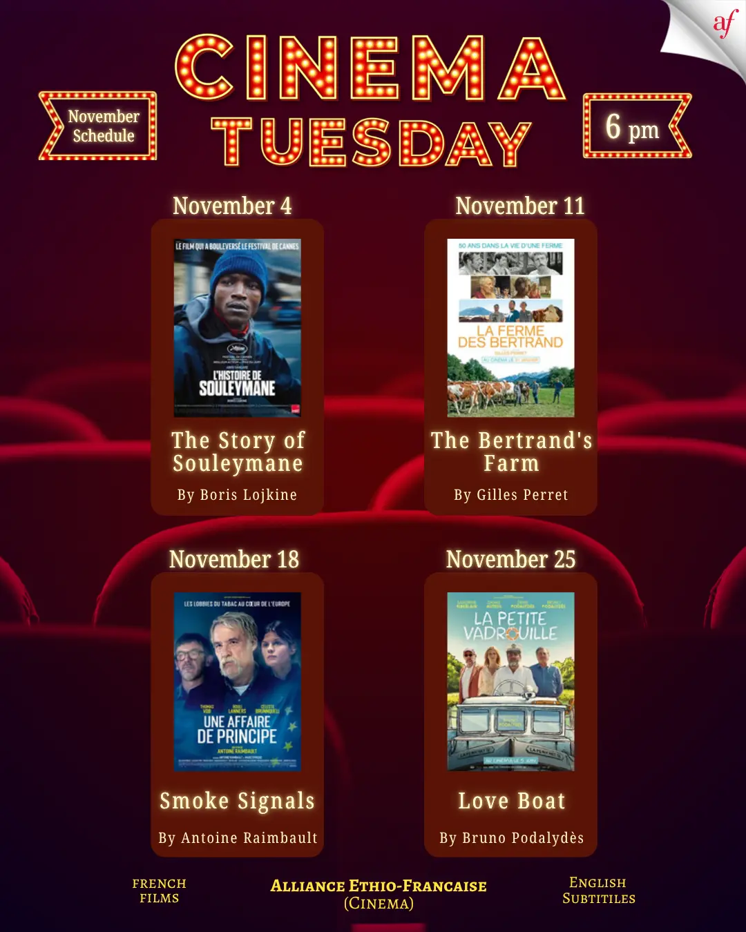 November- Cinema Tuesday 