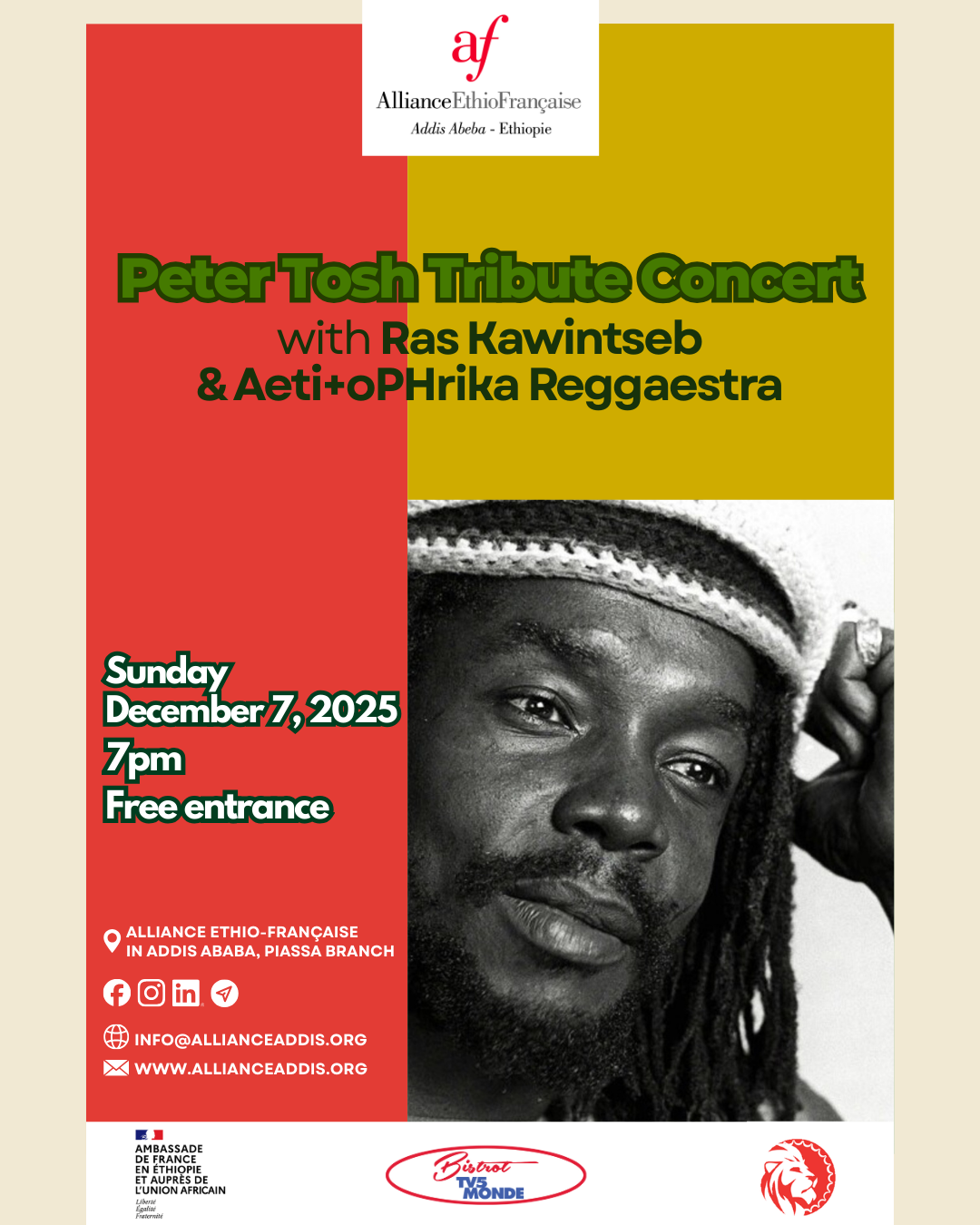 Peter Tosh Tribute Concert 